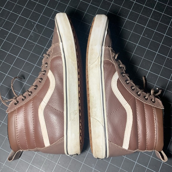 Men’s Vans Off The Wall, leather high top, size 11 - Picture 4 of 13